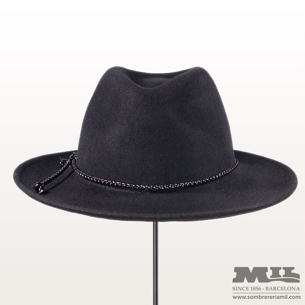 cayambe Sombrero de lana negro moteado look casual Accesorios Sombreros Sombreros de lana 