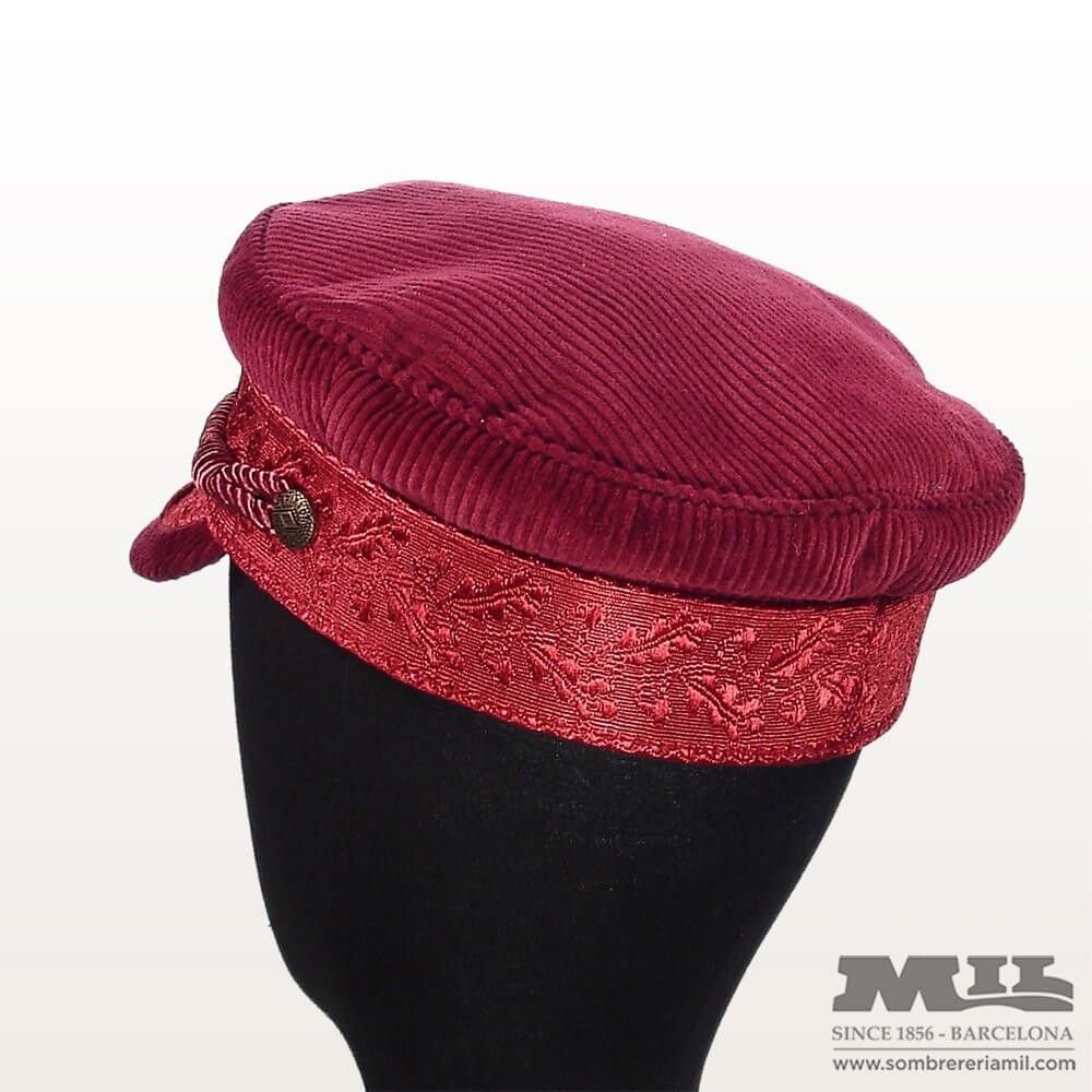 red sailor cap