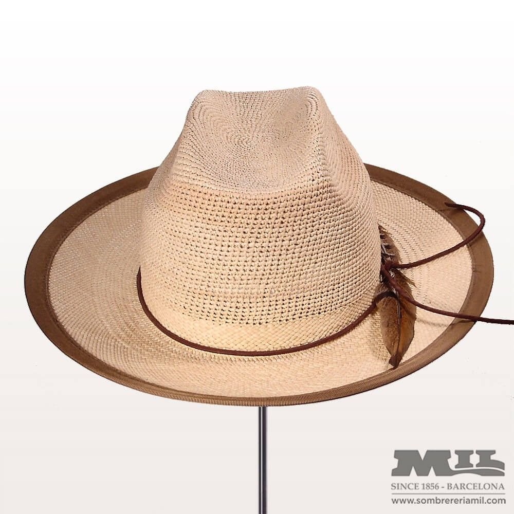 sombrero Panama Cowboy de Signes en color tostado natural Talla 56 Color  Paja natural