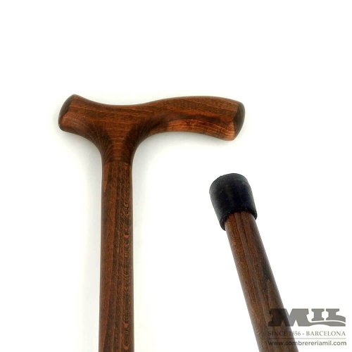 Straight wooden cane