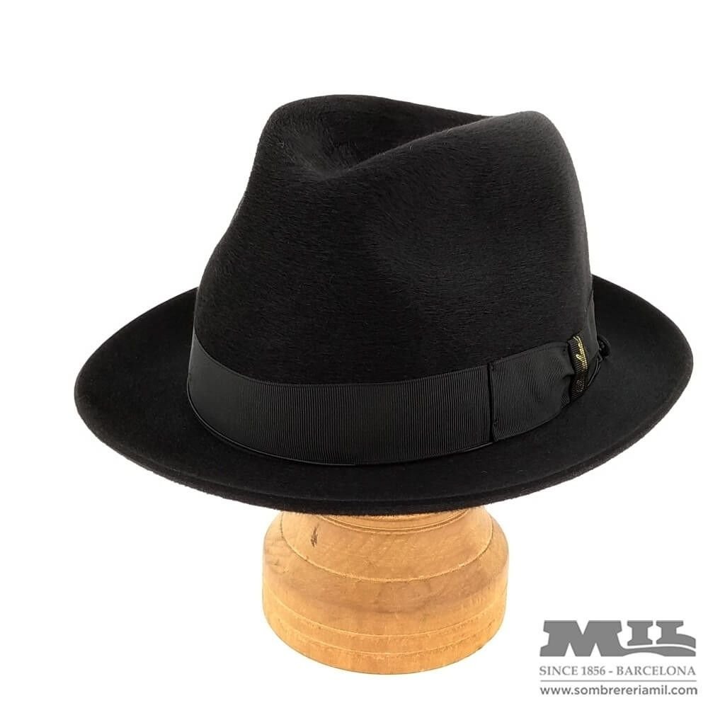 Sombrero Fedora fieltro de pelo guanaco marca Talla 57 Color