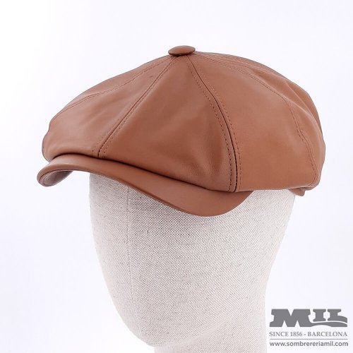 Leather Irish cap Princeton