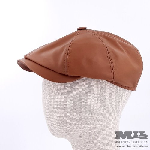 Leather Irish cap Princeton