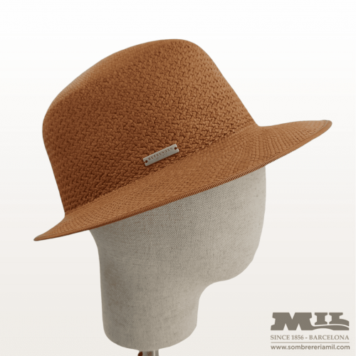 Boquilla utilizar Grado Celsius Sombrero Panamá cloché - Sombrereria Mil Talla S Color Caldera