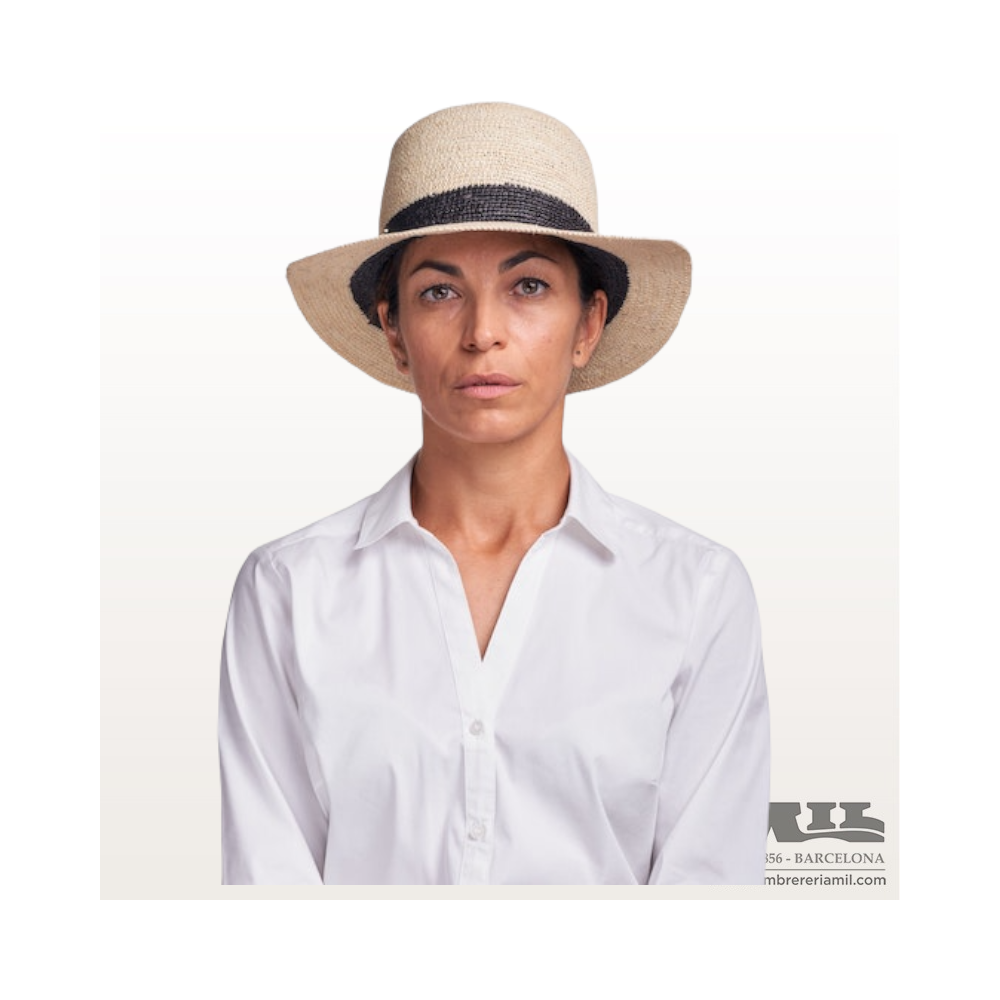 Violet Crochet Panama hat| Borsalino