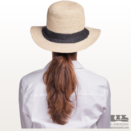 Violet Crochet Panama hat| Borsalino