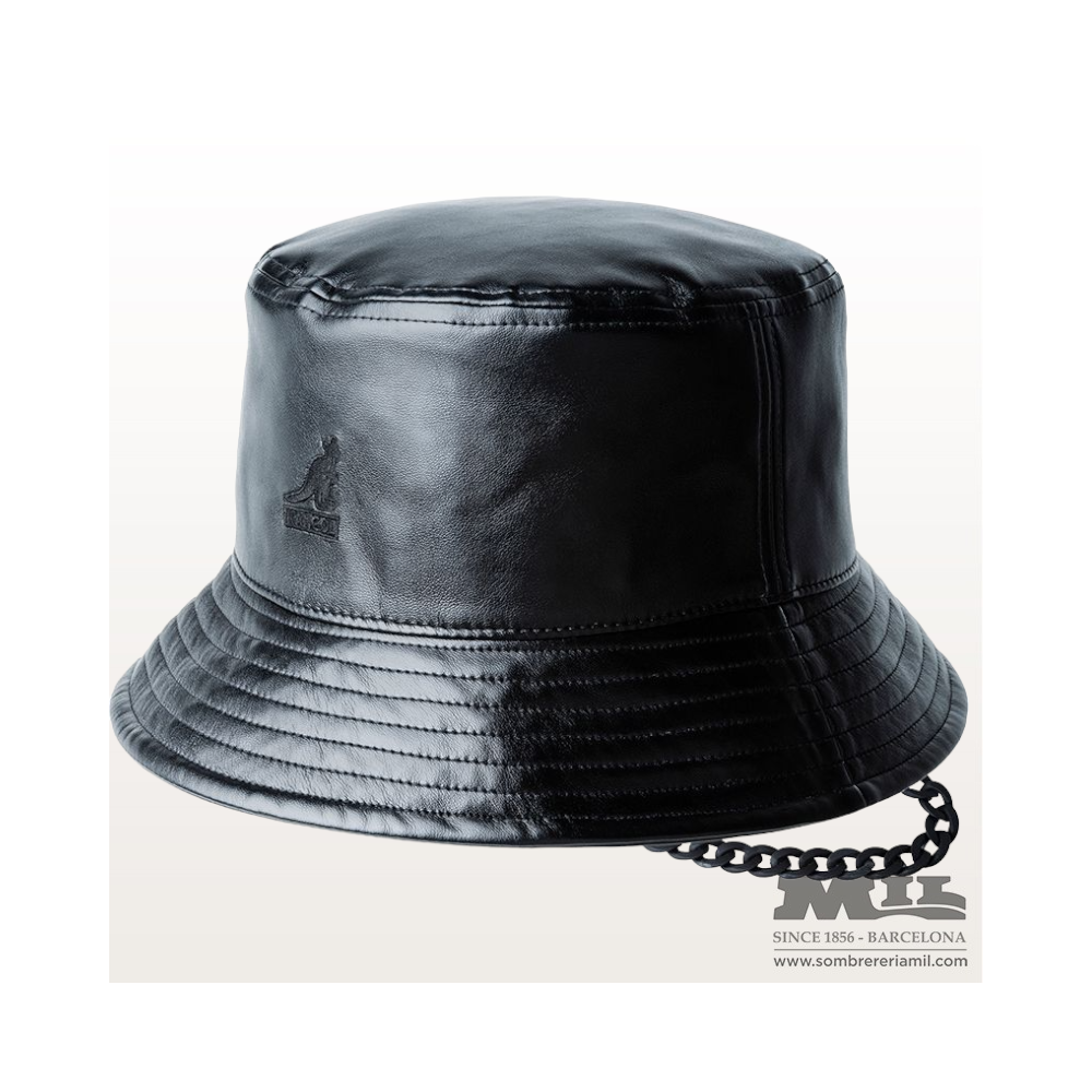 Chain Faux Leather bucket