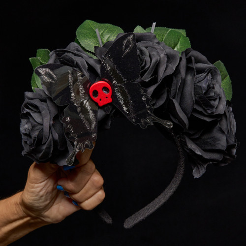 Fascinator Las Rosas Negras