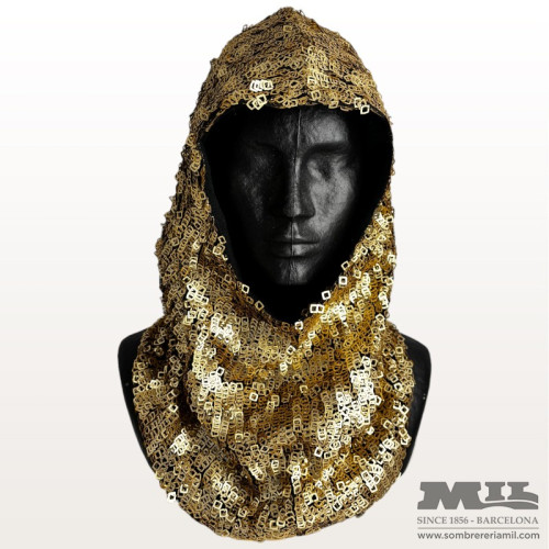 Golden Hood Scarf Mil