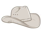Sombrero estilo Cowboy