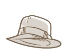 Sombrero estilo panama